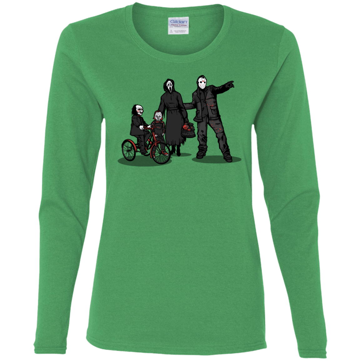 T-Shirts Irish Green / S Family Values Women's Long Sleeve T-Shirt