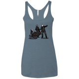 T-Shirts Indigo / X-Small Family Values Women's Triblend Racerback Tank