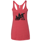T-Shirts Vintage Red / X-Small Family Values Women's Triblend Racerback Tank