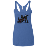 T-Shirts Vintage Royal / X-Small Family Values Women's Triblend Racerback Tank