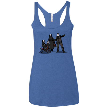 T-Shirts Vintage Royal / X-Small Family Values Women's Triblend Racerback Tank