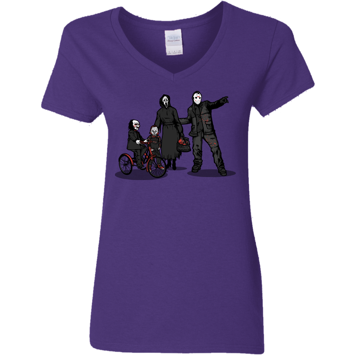 T-Shirts Purple / S Family Values Women's V-Neck T-Shirt