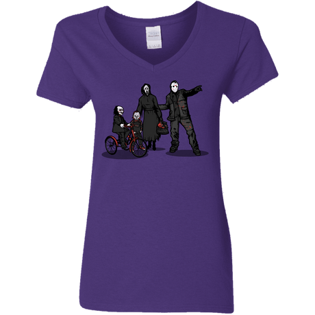 T-Shirts Purple / S Family Values Women's V-Neck T-Shirt