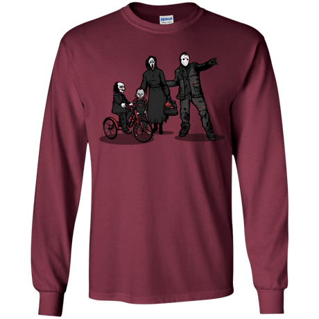 T-Shirts Maroon / YS Family Values Youth Long Sleeve T-Shirt