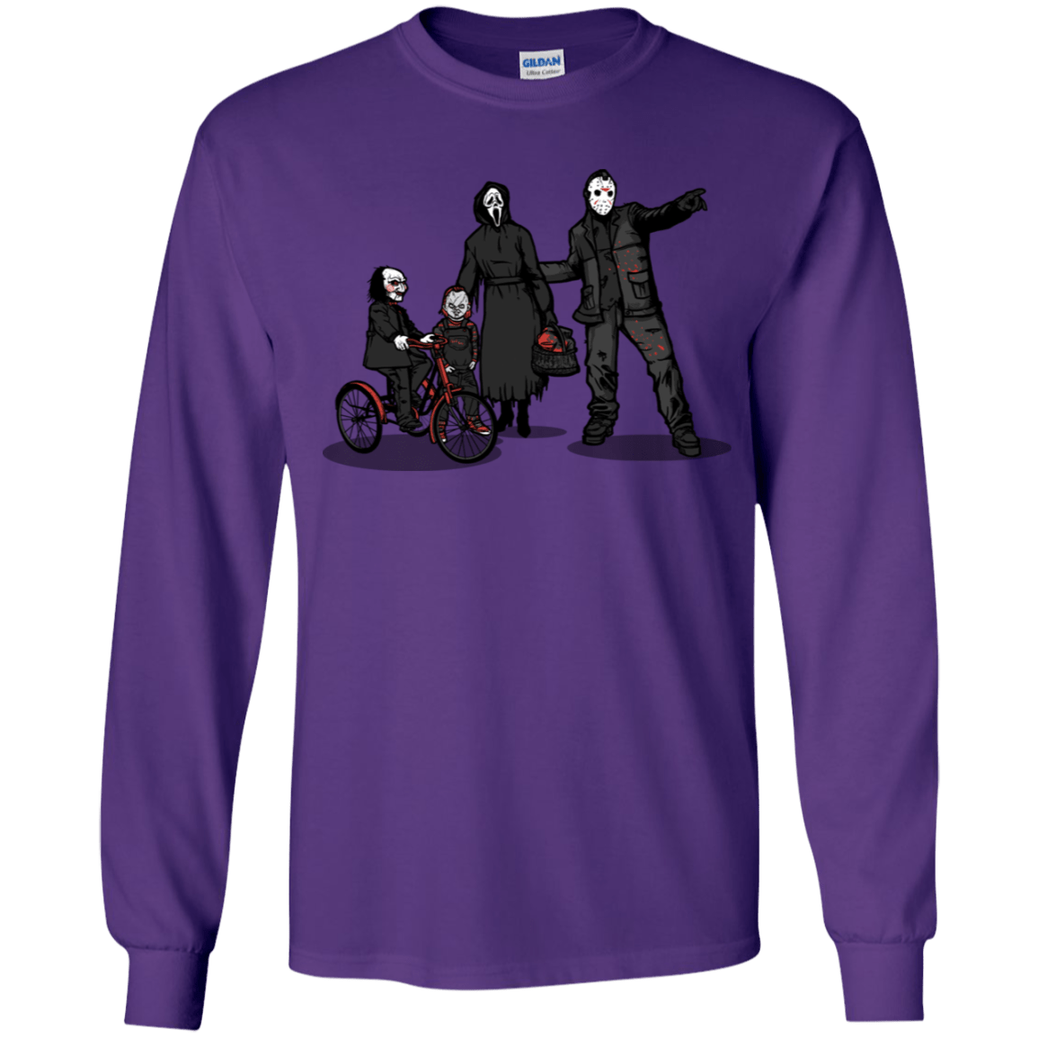 T-Shirts Purple / YS Family Values Youth Long Sleeve T-Shirt