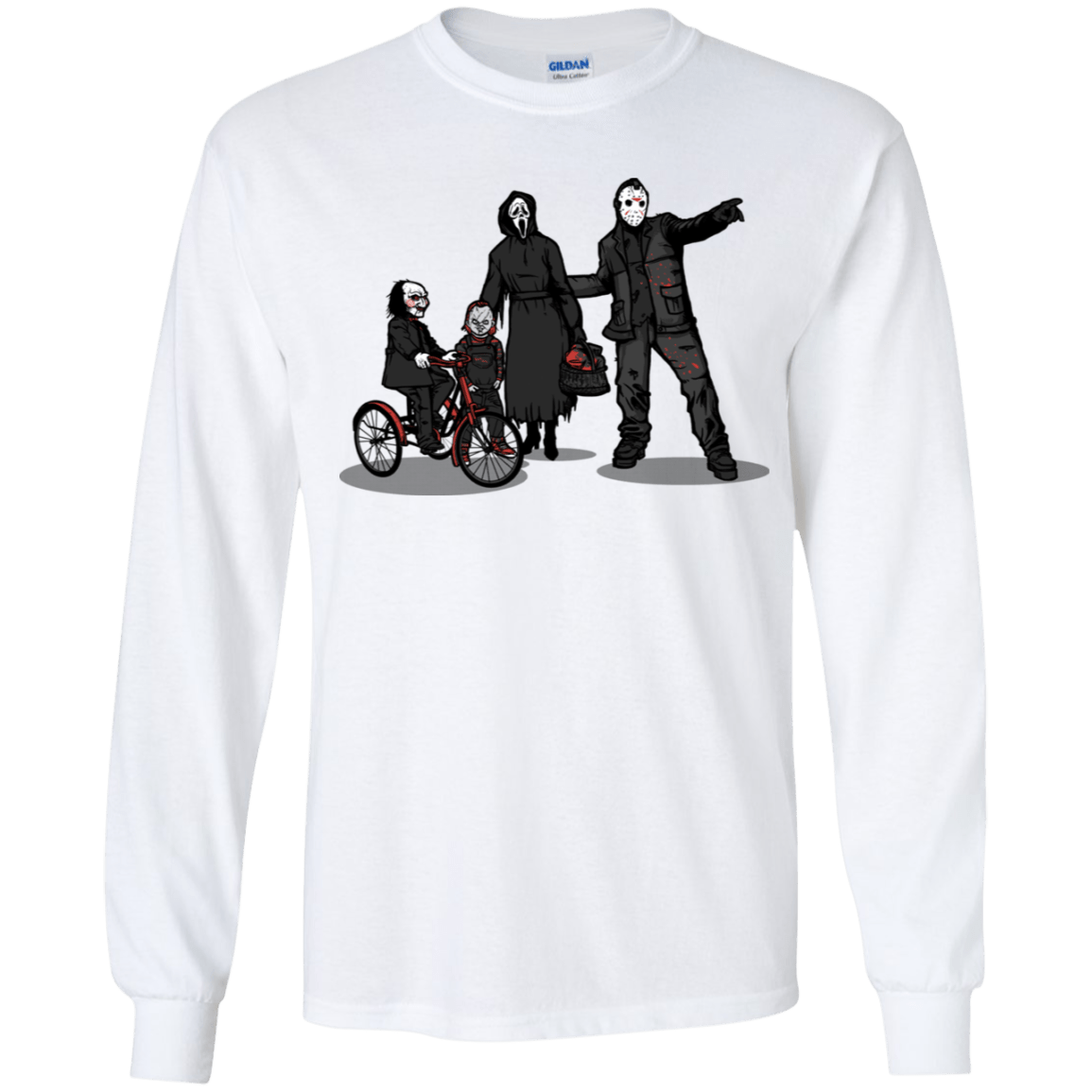 T-Shirts White / YS Family Values Youth Long Sleeve T-Shirt