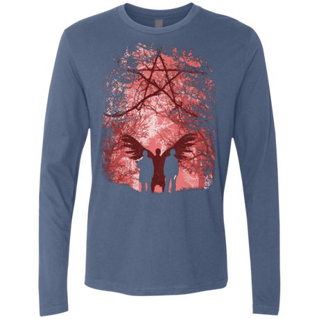 T-Shirts Indigo / Small Famous Hunters Men's Premium Long Sleeve