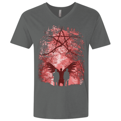 T-Shirts Heavy Metal / X-Small Famous Hunters Men's Premium V-Neck