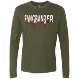 T-Shirts Military Green / Small Fangbanger Men's Premium Long Sleeve