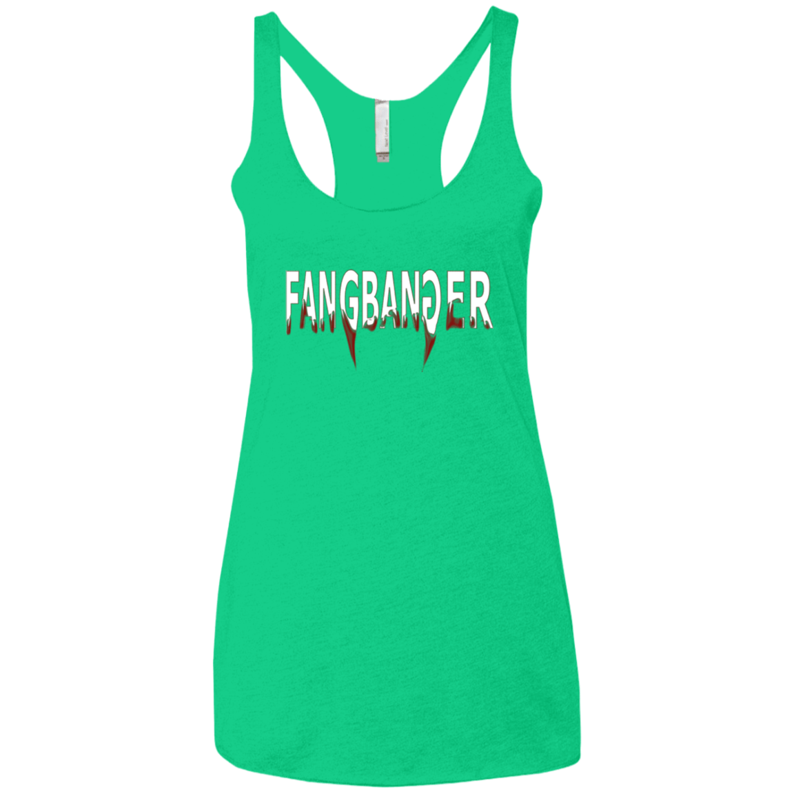 T-Shirts Envy / X-Small Fangbanger Women's Triblend Racerback Tank