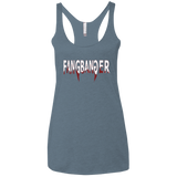 T-Shirts Indigo / X-Small Fangbanger Women's Triblend Racerback Tank