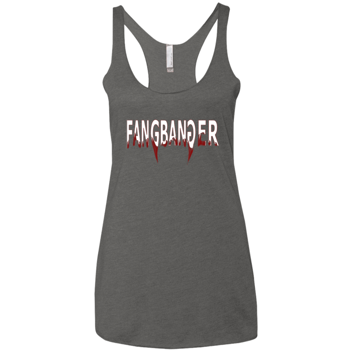 T-Shirts Premium Heather / X-Small Fangbanger Women's Triblend Racerback Tank