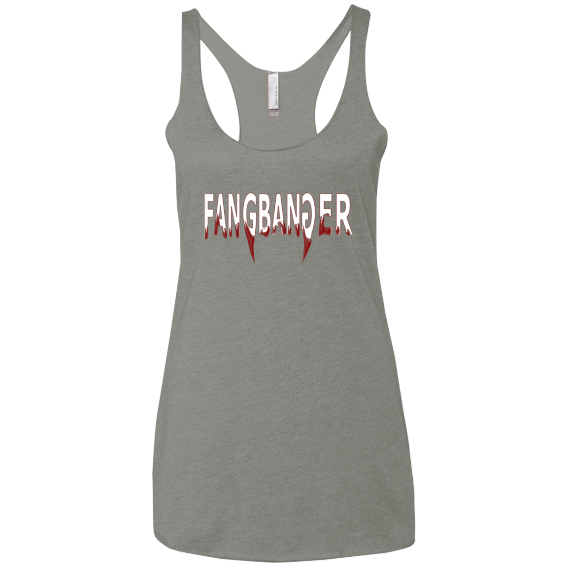 T-Shirts Venetian Grey / X-Small Fangbanger Women's Triblend Racerback Tank