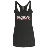 T-Shirts Vintage Black / X-Small Fangbanger Women's Triblend Racerback Tank