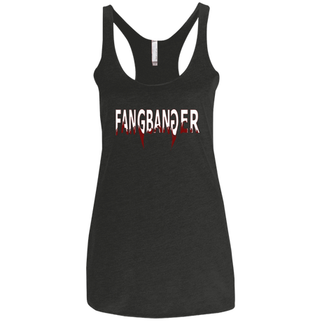 T-Shirts Vintage Black / X-Small Fangbanger Women's Triblend Racerback Tank