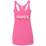 T-Shirts Vintage Pink / X-Small Fangbanger Women's Triblend Racerback Tank