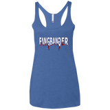 T-Shirts Vintage Royal / X-Small Fangbanger Women's Triblend Racerback Tank