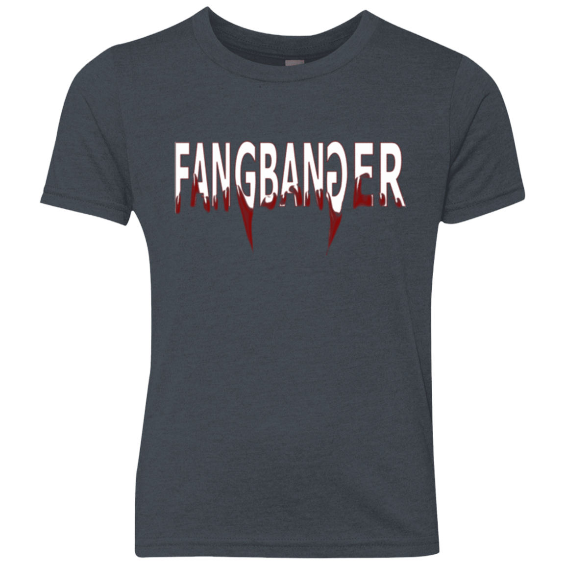 T-Shirts Vintage Navy / YXS Fangbanger Youth Triblend T-Shirt