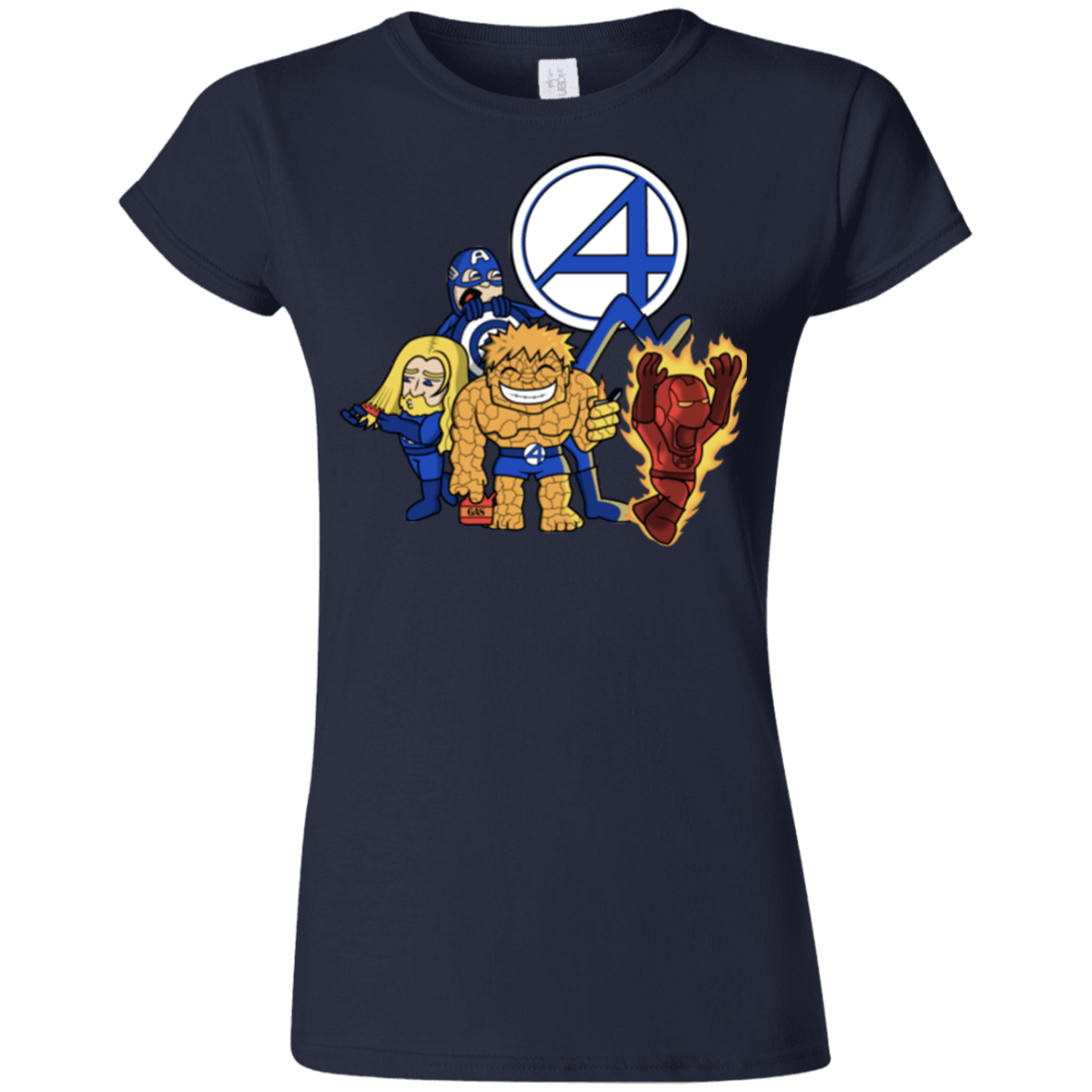 T-Shirts Navy / S FANTASTIC-A Junior Slimmer-Fit T-Shirt