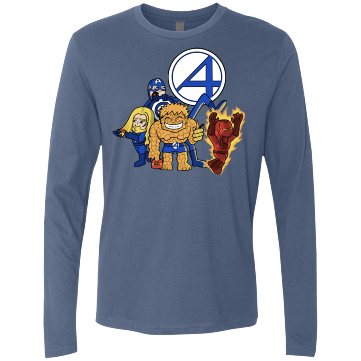 T-Shirts Indigo / S FANTASTIC-A Men's Premium Long Sleeve