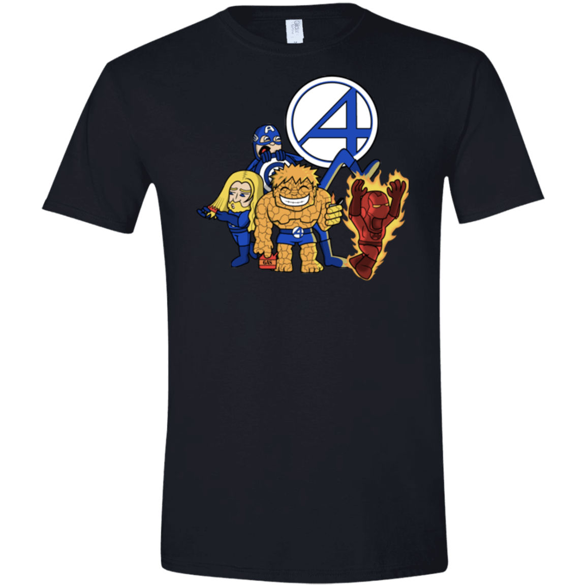 T-Shirts Black / X-Small FANTASTIC-A Men's Semi-Fitted Softstyle