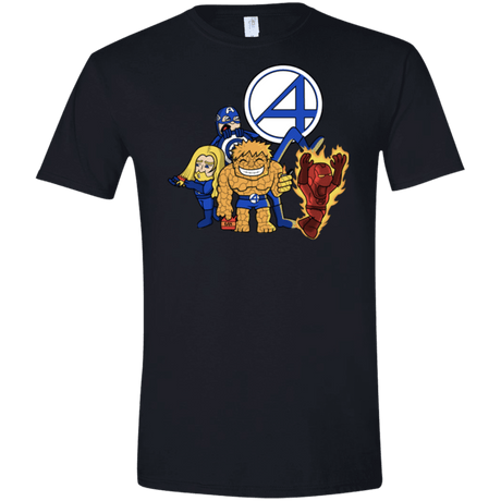 T-Shirts Black / X-Small FANTASTIC-A Men's Semi-Fitted Softstyle