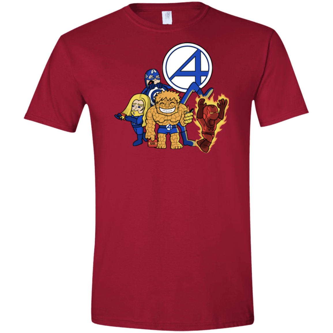 T-Shirts Cardinal Red / S FANTASTIC-A Men's Semi-Fitted Softstyle