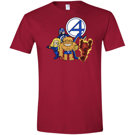 T-Shirts Cardinal Red / S FANTASTIC-A Men's Semi-Fitted Softstyle