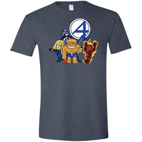 T-Shirts Heather Navy / S FANTASTIC-A Men's Semi-Fitted Softstyle