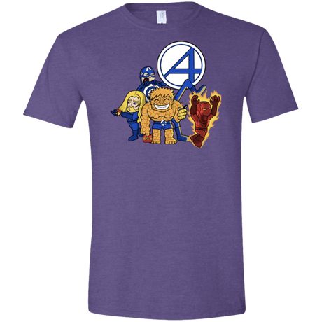 T-Shirts Heather Purple / S FANTASTIC-A Men's Semi-Fitted Softstyle