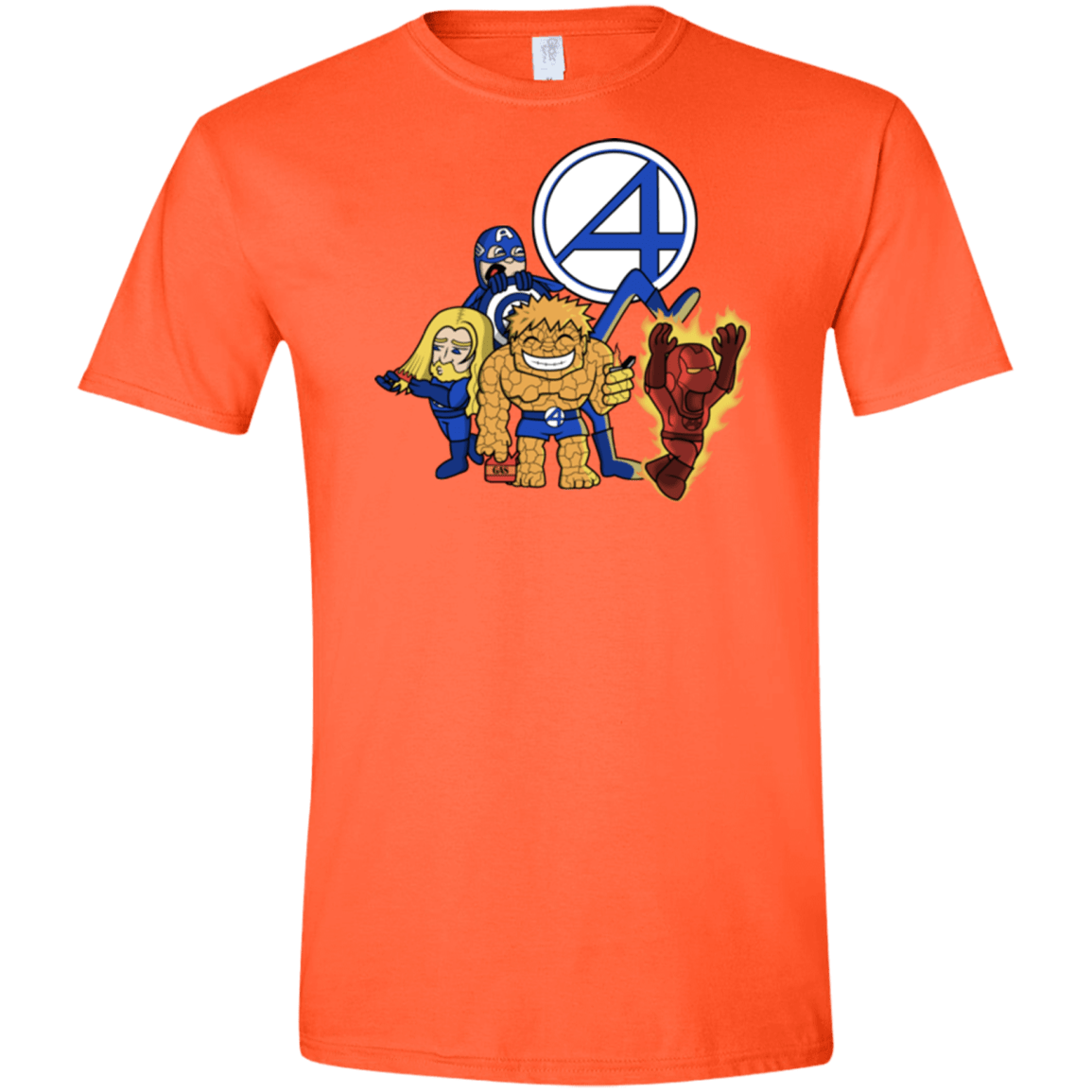 T-Shirts Orange / S FANTASTIC-A Men's Semi-Fitted Softstyle