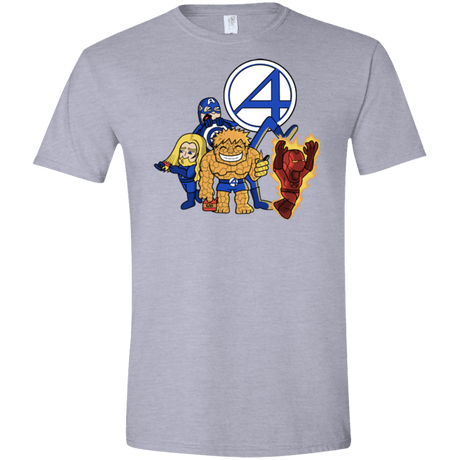 T-Shirts Sport Grey / X-Small FANTASTIC-A Men's Semi-Fitted Softstyle