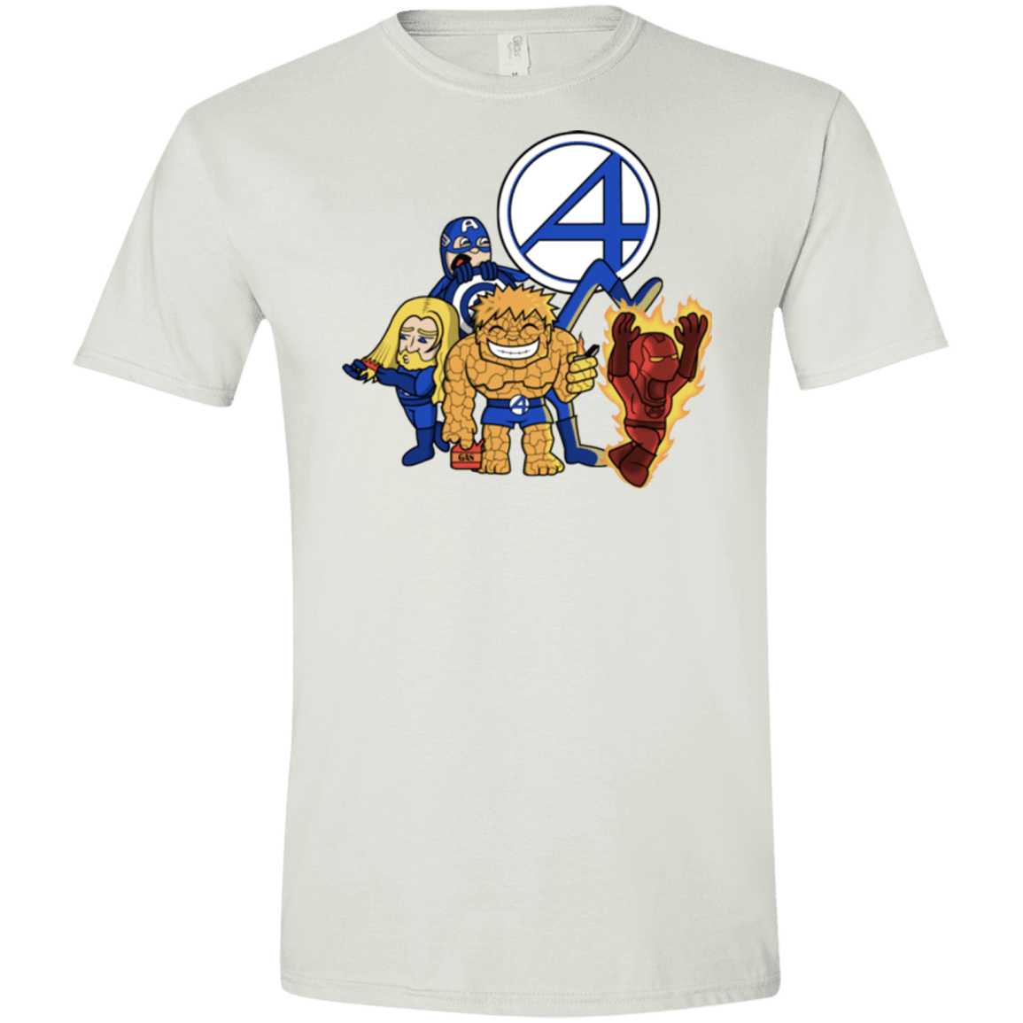 T-Shirts White / X-Small FANTASTIC-A Men's Semi-Fitted Softstyle