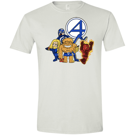 T-Shirts White / X-Small FANTASTIC-A Men's Semi-Fitted Softstyle