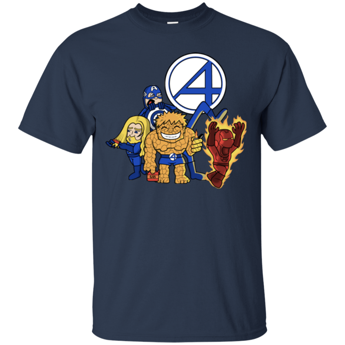 T-Shirts Navy / S FANTASTIC-A T-Shirt
