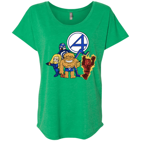 T-Shirts Envy / X-Small FANTASTIC-A Triblend Dolman Sleeve