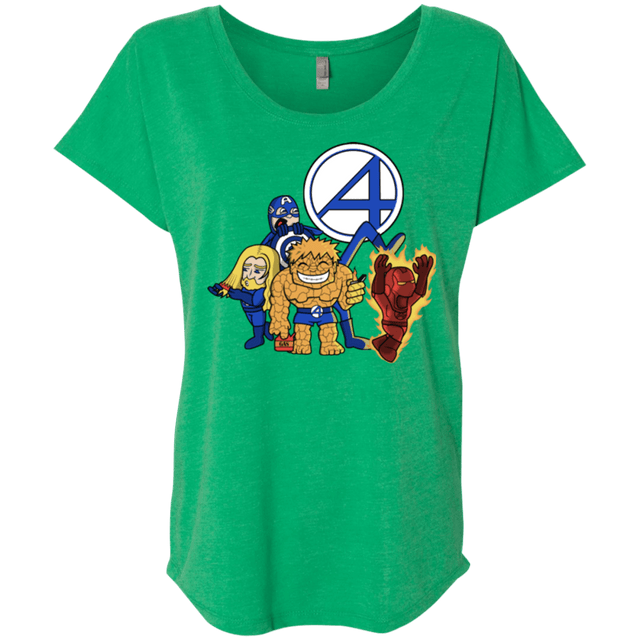 T-Shirts Envy / X-Small FANTASTIC-A Triblend Dolman Sleeve