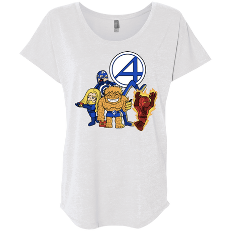 T-Shirts Heather White / X-Small FANTASTIC-A Triblend Dolman Sleeve