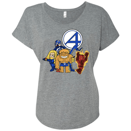 T-Shirts Premium Heather / X-Small FANTASTIC-A Triblend Dolman Sleeve