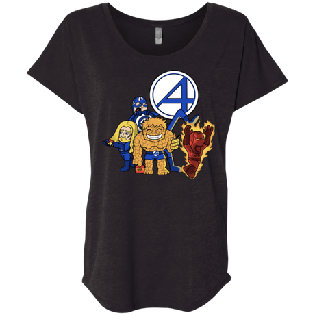 T-Shirts Vintage Black / X-Small FANTASTIC-A Triblend Dolman Sleeve