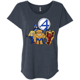 T-Shirts Vintage Navy / X-Small FANTASTIC-A Triblend Dolman Sleeve