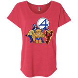 T-Shirts Vintage Red / X-Small FANTASTIC-A Triblend Dolman Sleeve