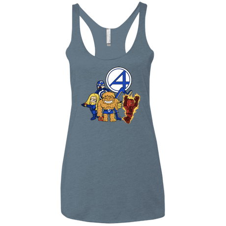 T-Shirts Indigo / X-Small FANTASTIC-A Women's Triblend Racerback Tank