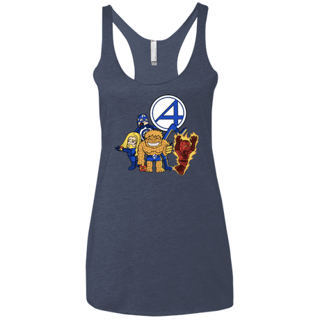 T-Shirts Vintage Navy / X-Small FANTASTIC-A Women's Triblend Racerback Tank