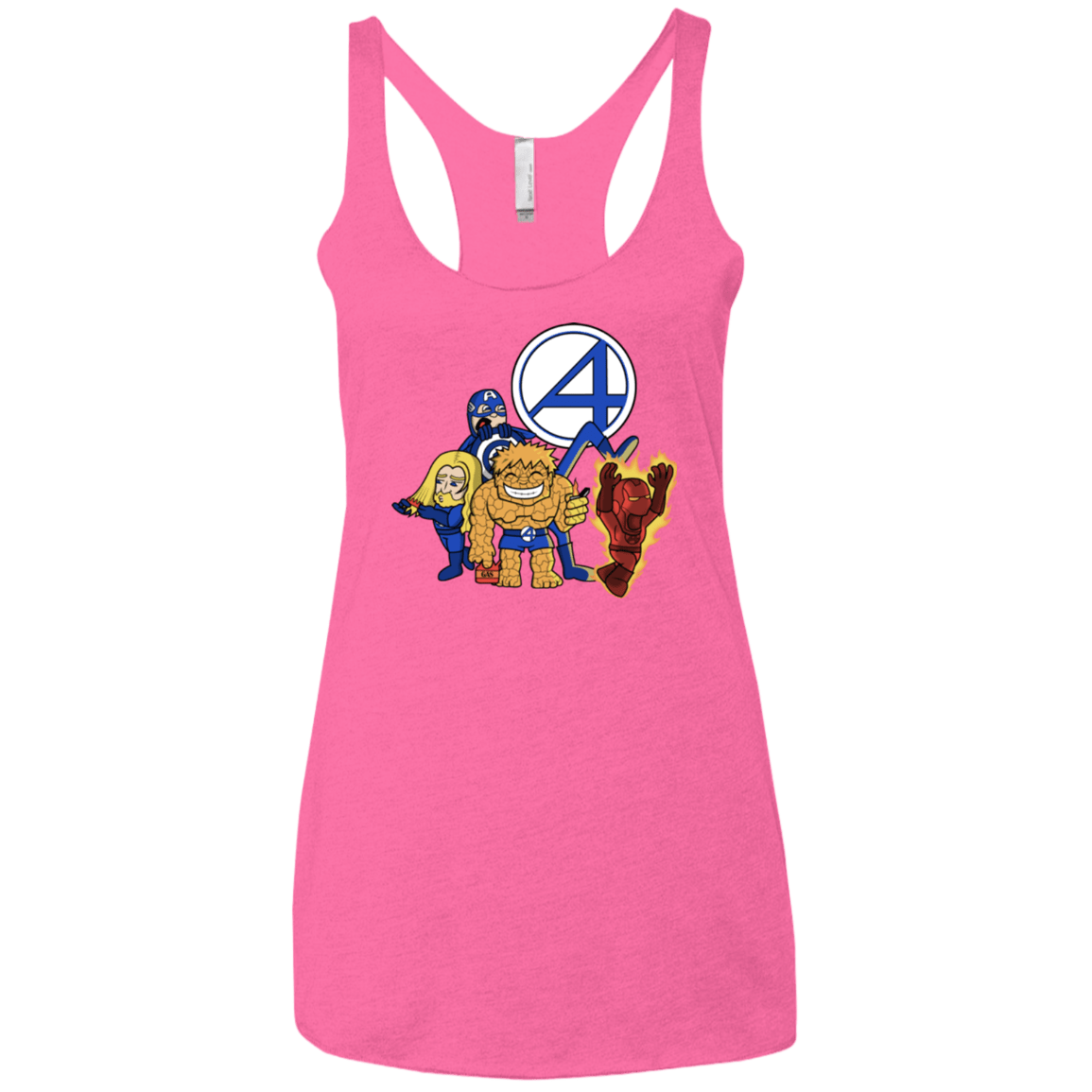 T-Shirts Vintage Pink / X-Small FANTASTIC-A Women's Triblend Racerback Tank