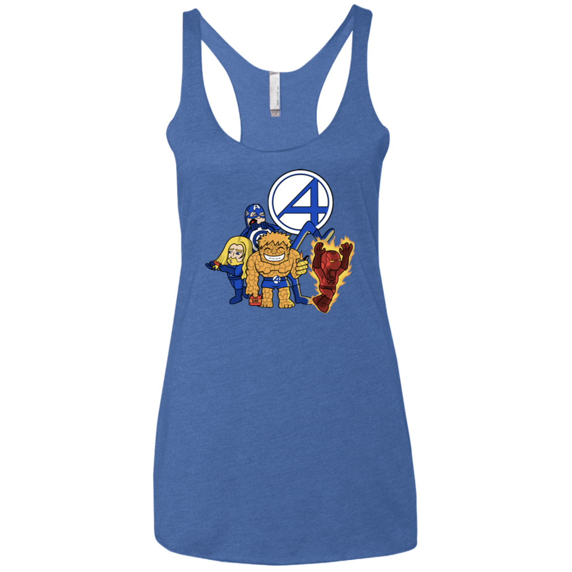 T-Shirts Vintage Royal / X-Small FANTASTIC-A Women's Triblend Racerback Tank