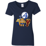 T-Shirts Navy / S FANTASTIC-A Women's V-Neck T-Shirt