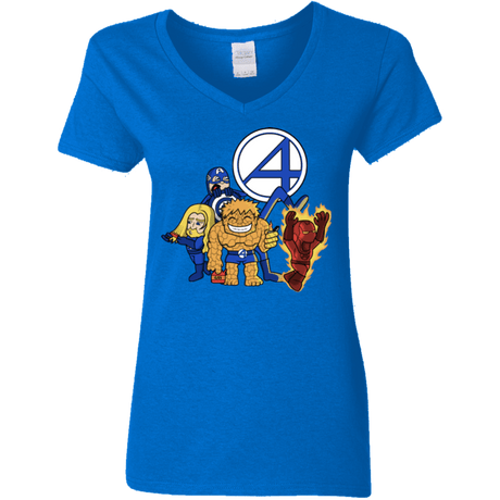 T-Shirts Royal / S FANTASTIC-A Women's V-Neck T-Shirt