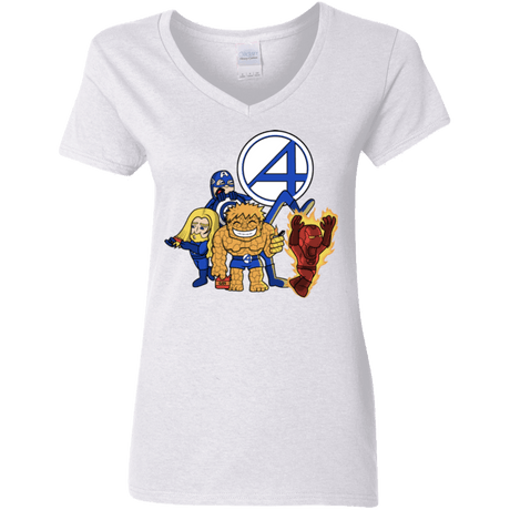 T-Shirts White / S FANTASTIC-A Women's V-Neck T-Shirt