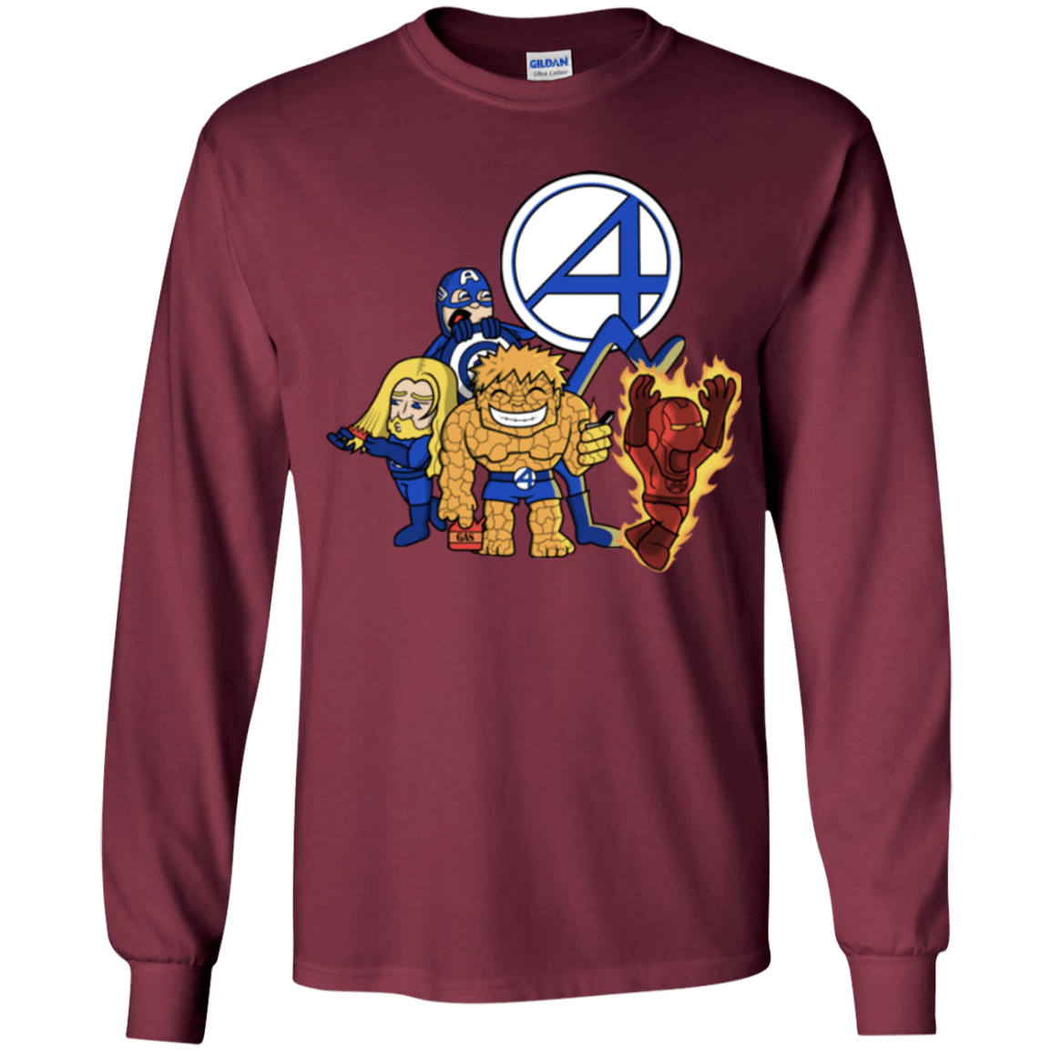 T-Shirts Maroon / YS FANTASTIC-A Youth Long Sleeve T-Shirt